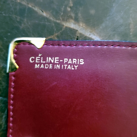 Celine Lambskin Cardholder with gold hardware UNISEX - Picture 4 of 9